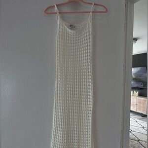 Princess Polly white beach cover up dress size S/Xs